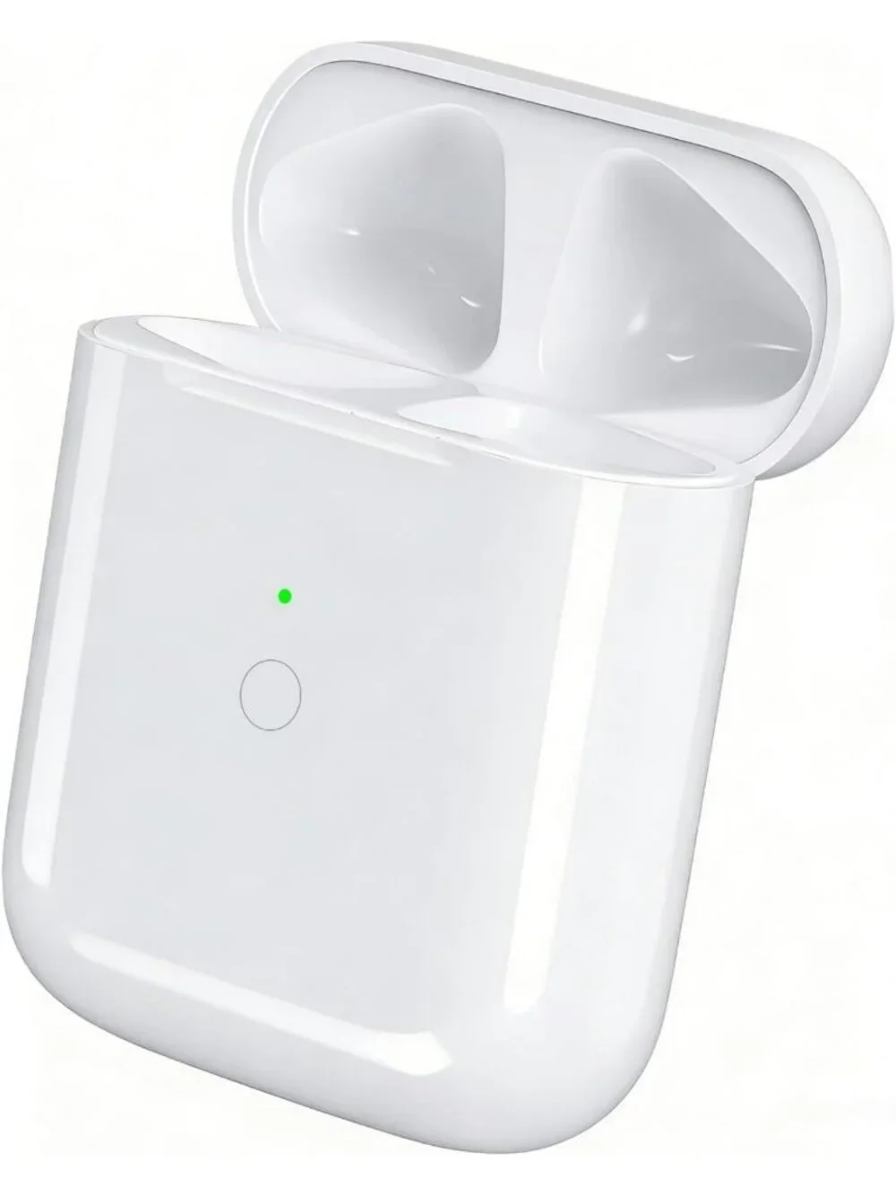 Wireless Charging Case for AirPods 1st/2nd Gen, Bluetooth Sync, No Earbuds